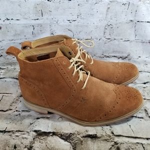 J Shoes Olympia Brown Suede Bootie Boot 10